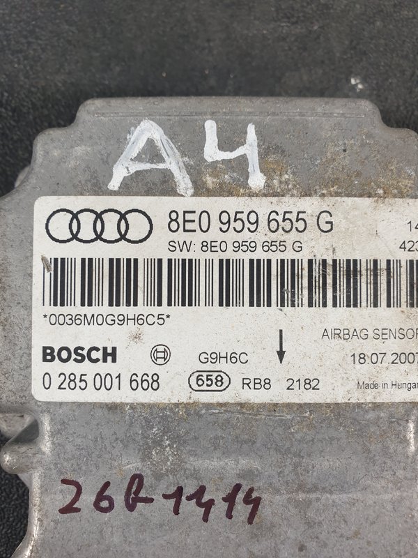 Centralina Airbags Audi A4 B7 8E0959655G