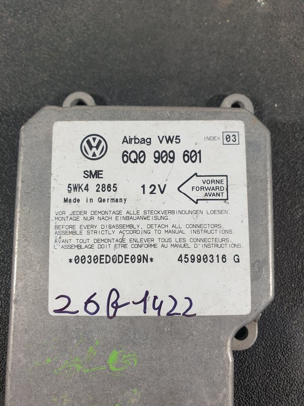 Centralina Airbags VW POLO 6Q0909601