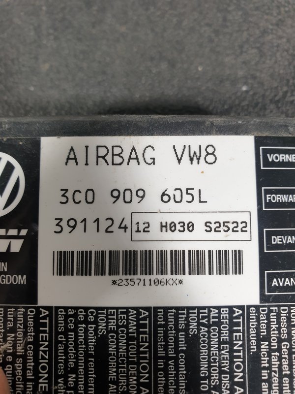 Centralina Airbags VW Passat B6 3C0909605L