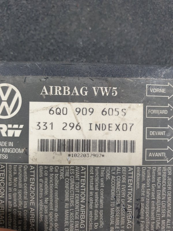 Centralina Airbags Seat Ibiza III 6Q0909605S