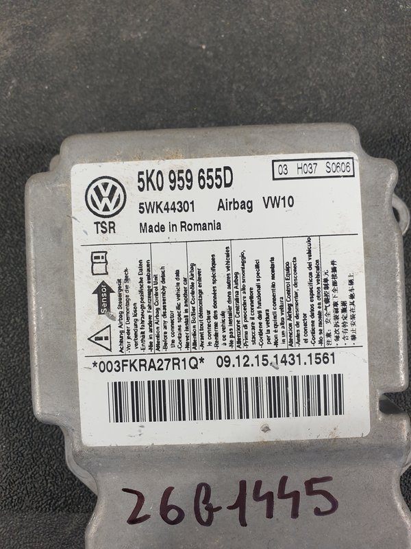 Centralina Airbags VW Golf VI 5K0959655D