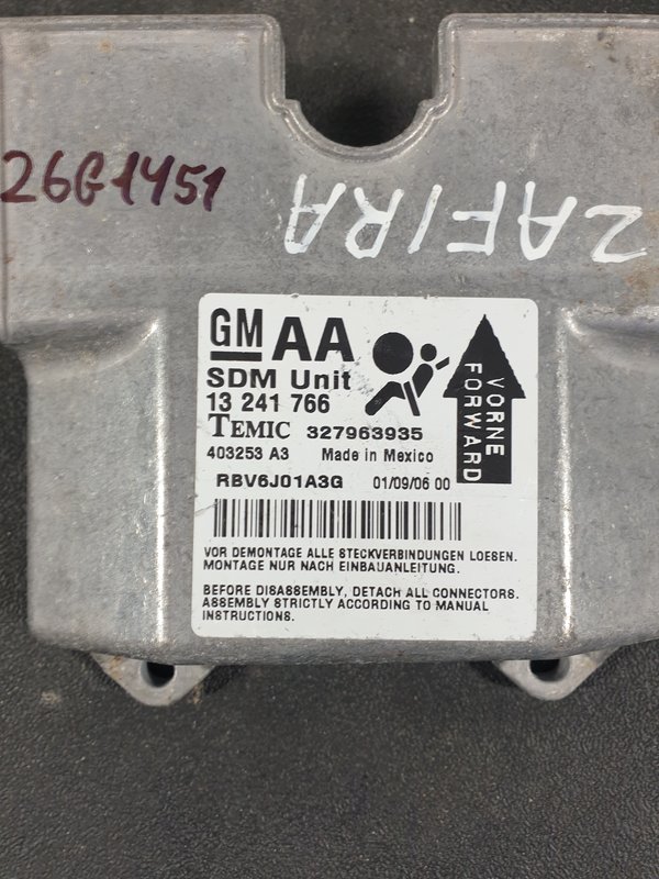 Centralina Airbags Opel Zafira B 13241766