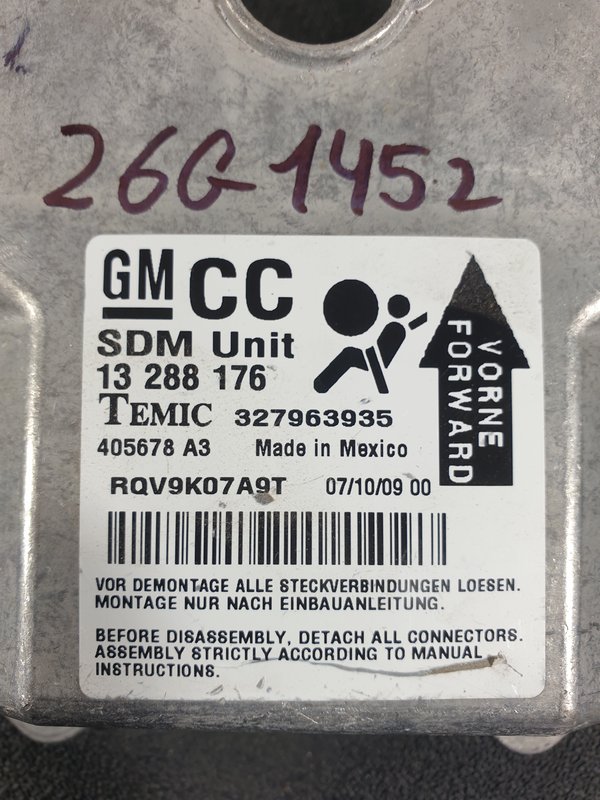 Centralina Airbags Opel Astra H 13288176