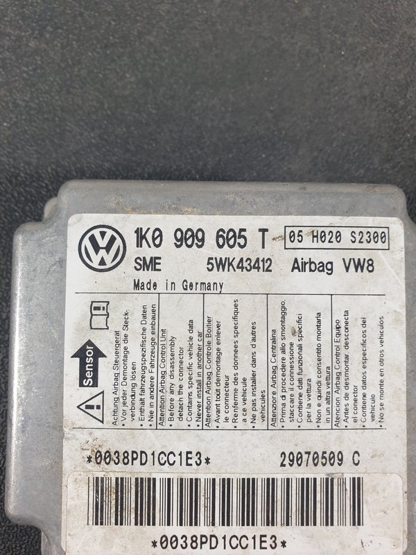 Centralina Airbag VW GOLF V 1K0909605T
