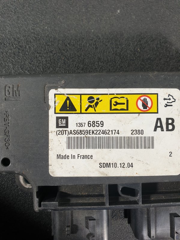 Centralina Airbags Opel Meriva B 13576859