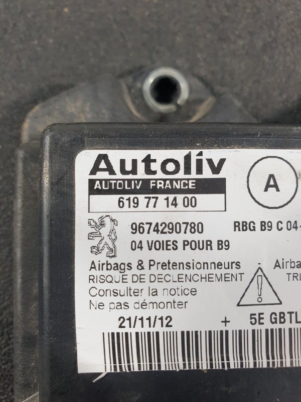 Centralina Airbags Citroen Berlingo 619771400