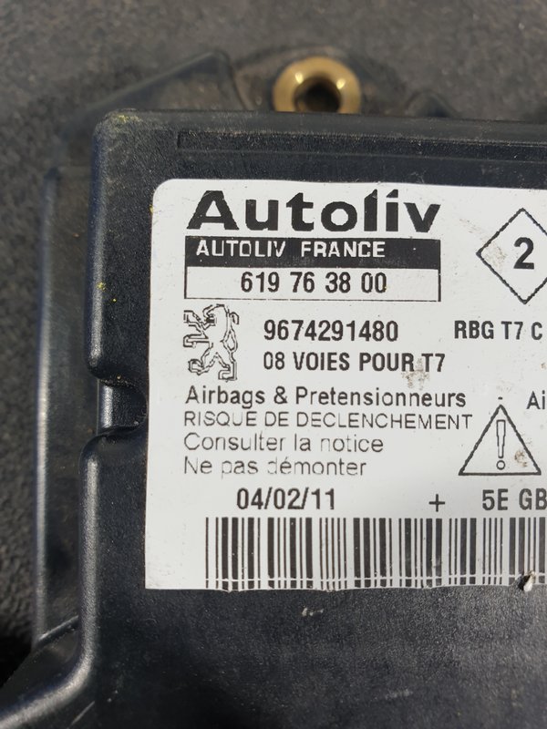 Centralina Airbags Peugeot 308 9674291480