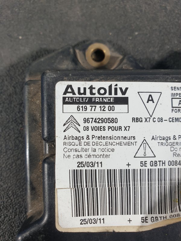 Centralina Airbags Citroen C5 III 9674290580