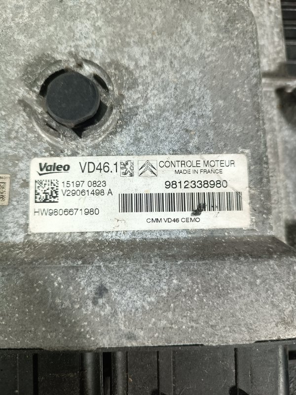Centralina Motor PSA 9812338980
