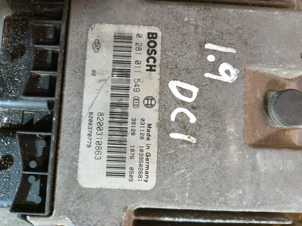 Centralina Motor RENAULT 1.9 DCi 8200310863