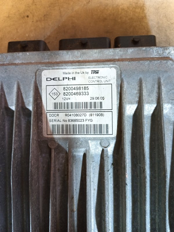 Centralina Motor RENAULT CLIO II 1.5 DCI 8200498185