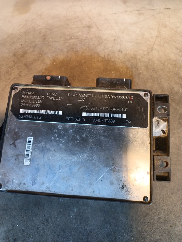 Centralina Motor Peugeot 206 9640899880