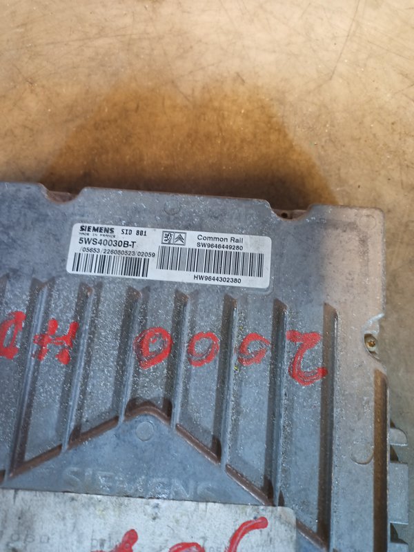 Centralina Motor GROUP PSA 9644302380